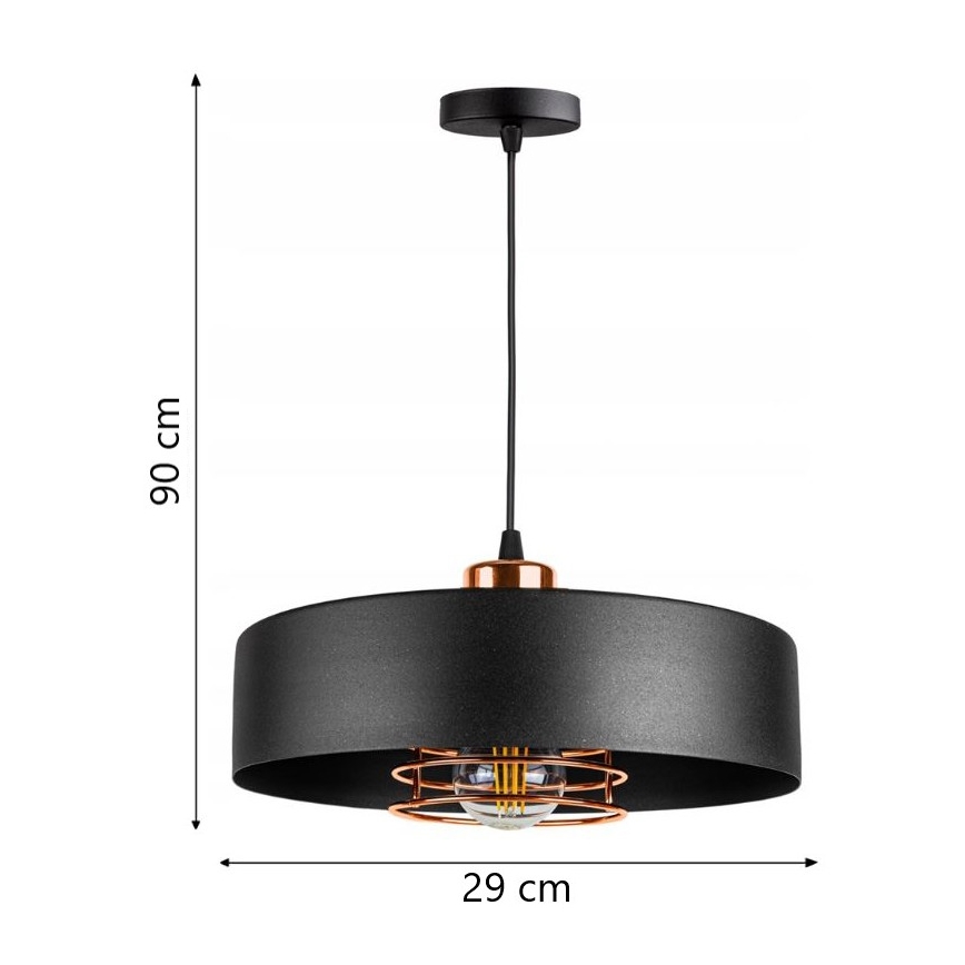 Hanglamp aan koord VEST 1xE27/60W/230V