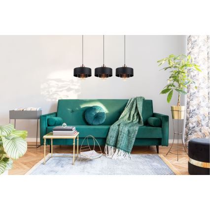 Hanglamp aan koord VEST 3xE27/60W/230V