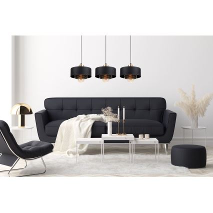 Hanglamp aan koord VEST 3xE27/60W/230V