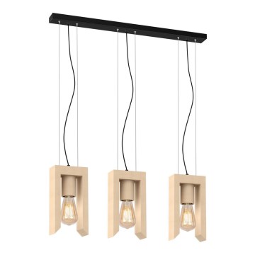 Hanglamp aan koord VINCENZO 3xE27/60W/230V