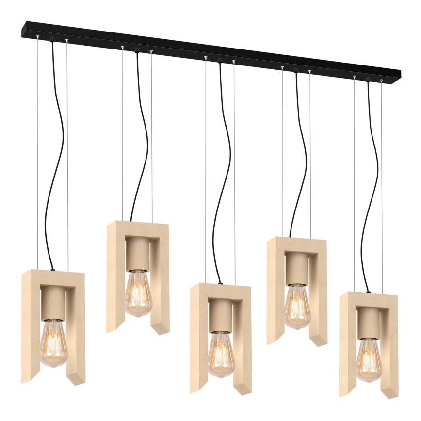 Hanglamp aan koord VINCENZO 5xE27/60W/230V