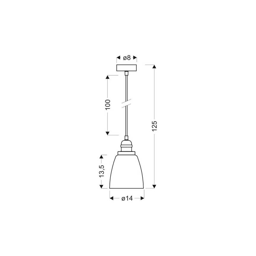 Hanglamp aan koord VOICE 1xE27/40W/230V