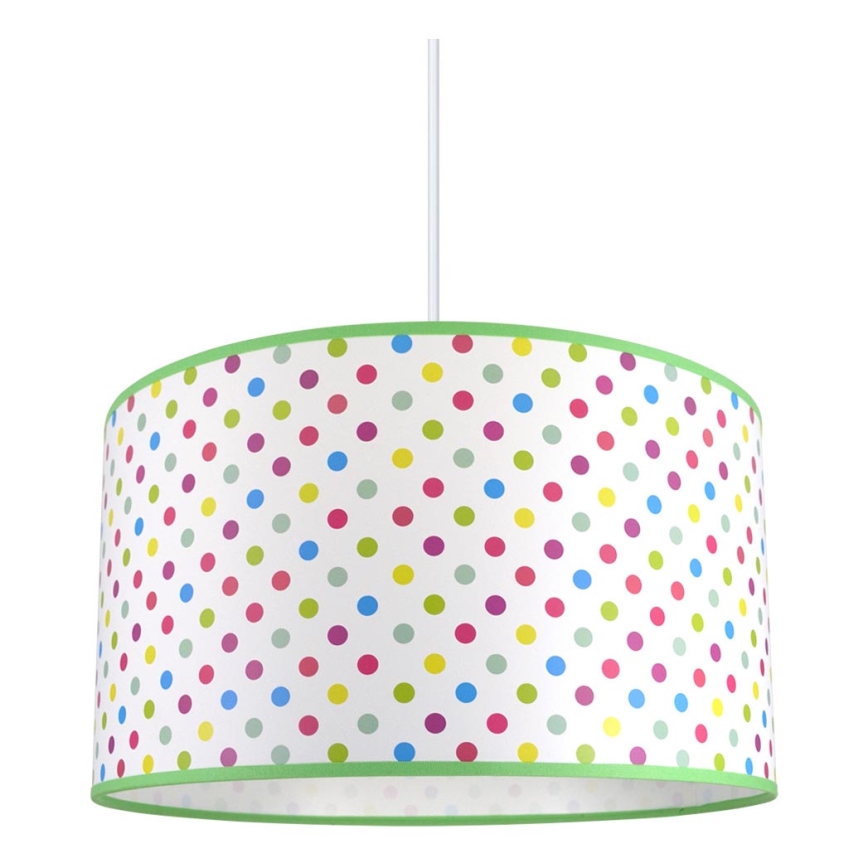 Hanglamp aan koord voor kinderkamer DOTS 1x E27 / 60W / 230V