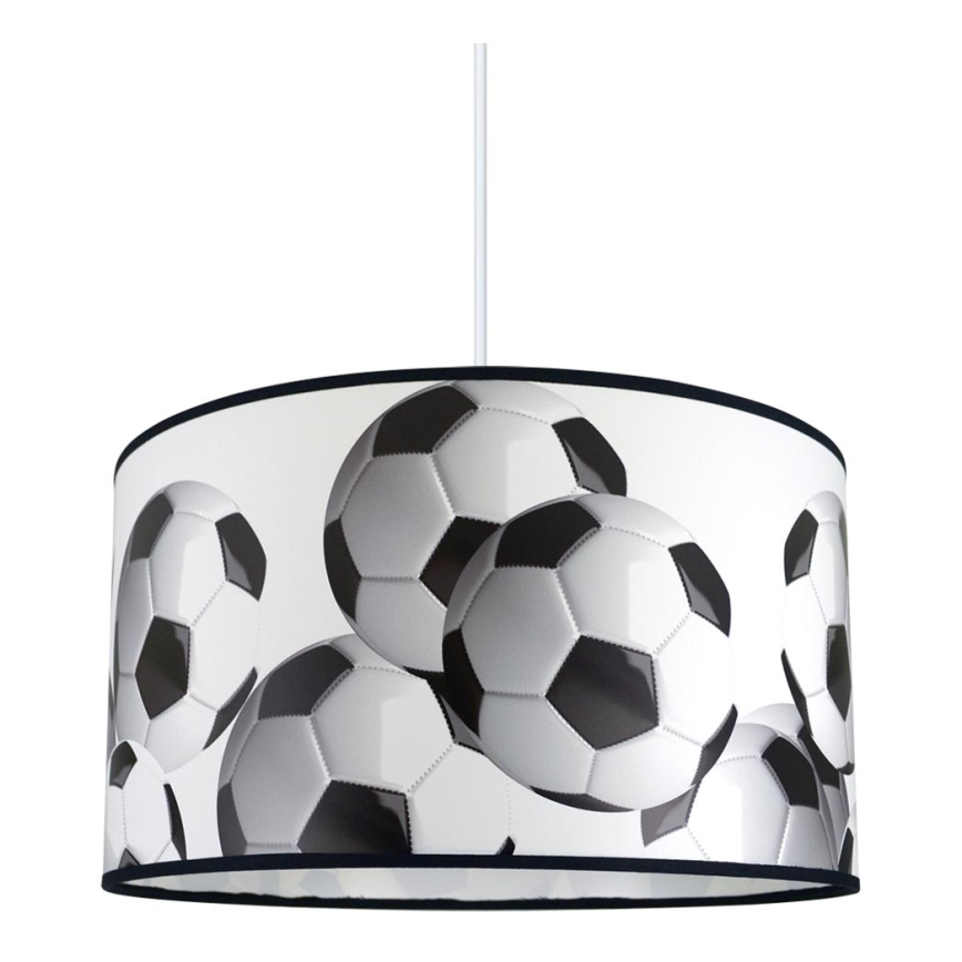 Hanglamp aan koord voor kinderkamer FOOTBALL 1x E27 / 60W / 230V