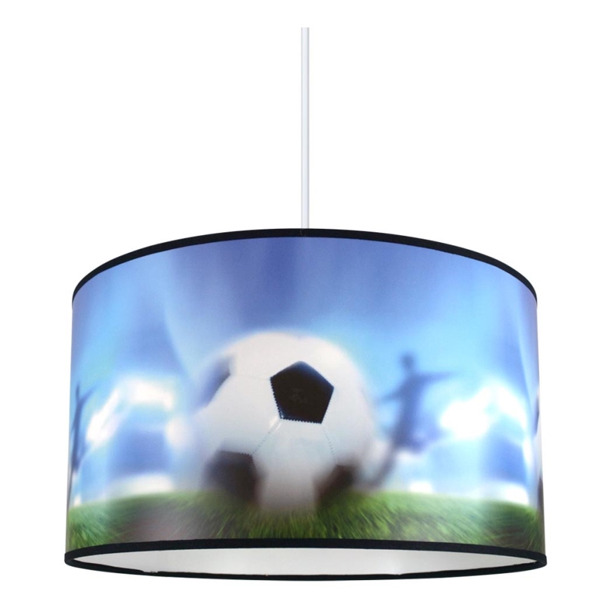 Hanglamp aan koord voor kinderkamer FOOTBALL 1x E27 / 60W / 230V