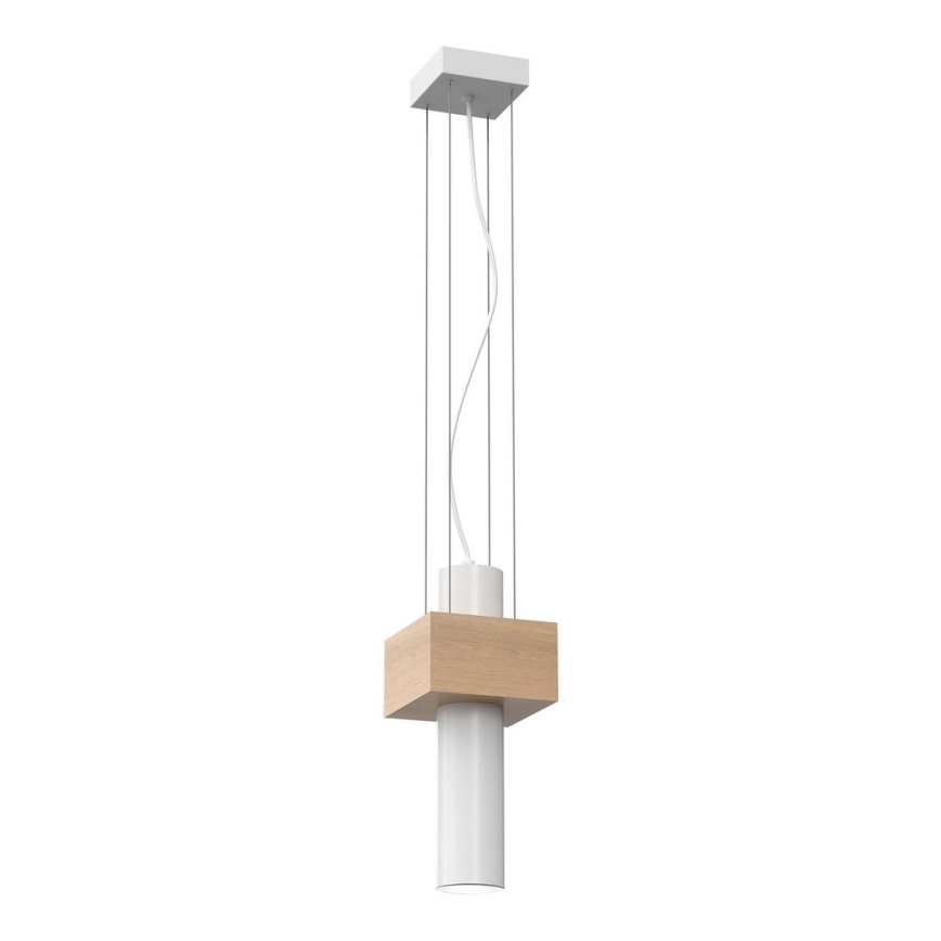 Hanglamp aan koord WEST 1xGU10/25W/230V wit