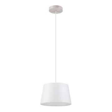 Hanglamp aan snoer AIDA 1xE27/60W/230V Ø 25 cm eiken/wit