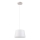 Hanglamp aan snoer AIDA 1xE27/60W/230V Ø 25 cm eiken/wit