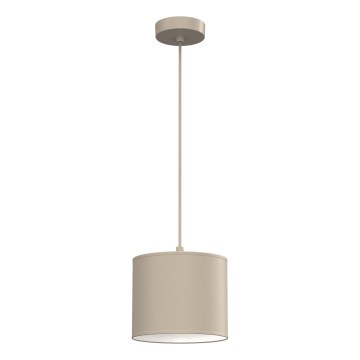 Hanglamp aan snoer ARDEN 1xE27/15W/230V Ø 18 cm beige