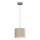 Hanglamp aan snoer ARDEN 1xE27/15W/230V Ø 18 cm beige