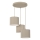 Hanglamp aan snoer ARDEN 3xE27/15W/230V Ø 30 cm beige