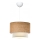 Hanglamp aan snoer AYD 1xE27/15W/230V beige/wit