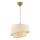 Hanglamp aan snoer BARETTE 1xE27/60W/230V crème