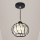 Hanglamp aan snoer BELLA 1xE27/40W/230V zwart