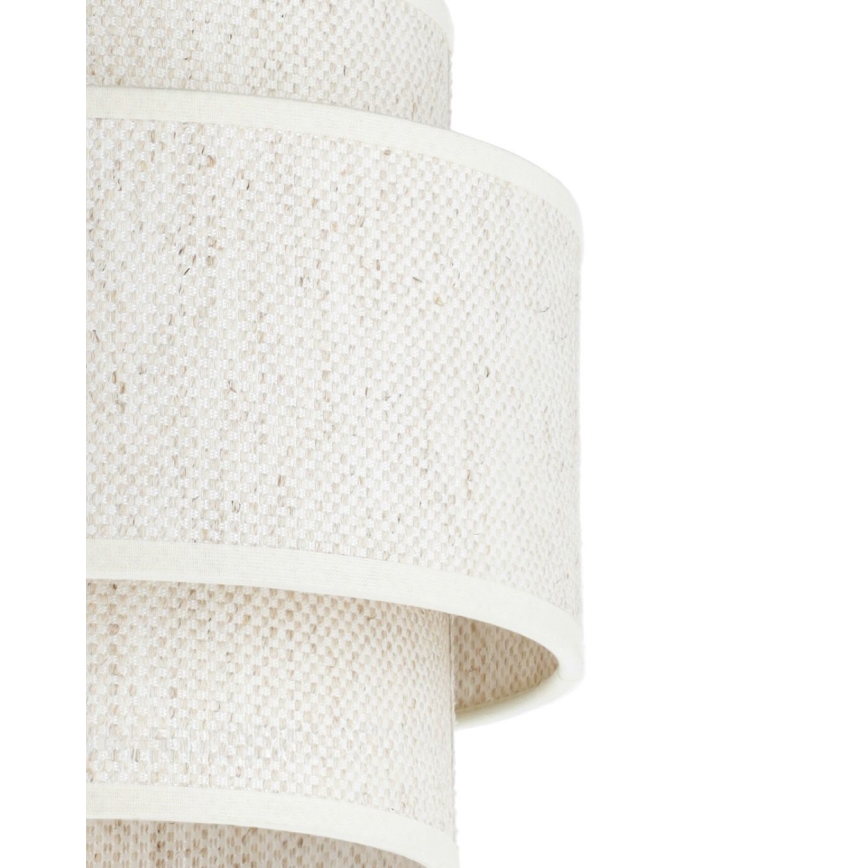 Hanglamp aan snoer BOHO 3xE27/60W/230V wit