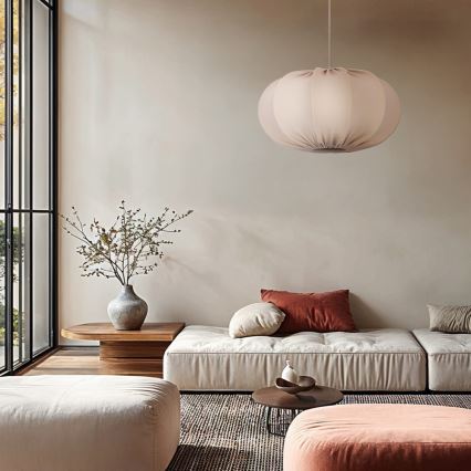 Hanglamp aan snoer CAFEE 1xE27/40W/230V Ø 52 cm beige