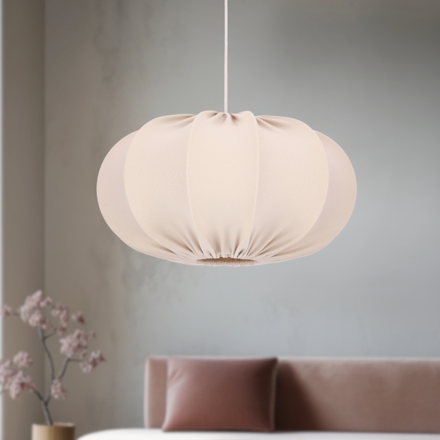 Hanglamp aan snoer CAFEE 1xE27/40W/230V Ø 52 cm beige