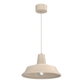 Hanglamp aan snoer CLASS 1xE27/15W/230V beige