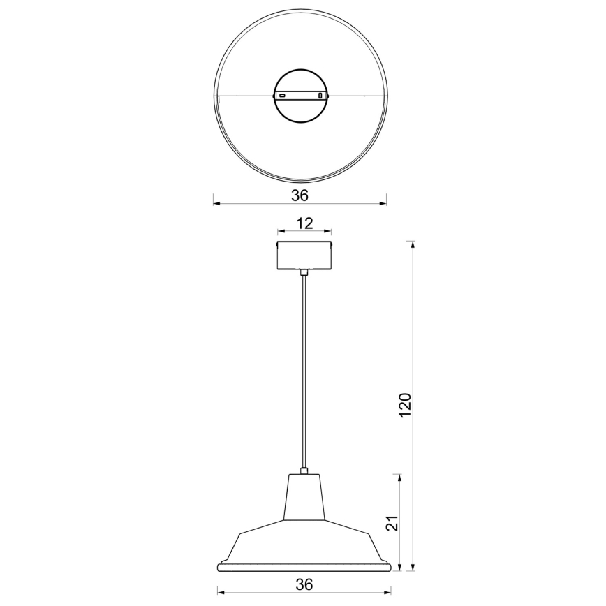 Hanglamp aan snoer CLASS 1xE27/15W/230V beige