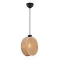 Hanglamp aan snoer DRUM 1xE27/60W/230V bruin