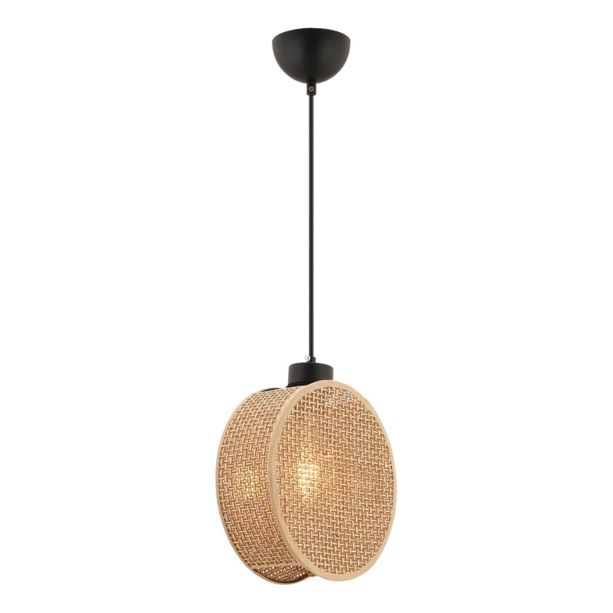 Hanglamp aan snoer DRUM 1xE27/60W/230V bruin