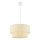 Hanglamp aan snoer ECHO 1xE27/60W/230V crème