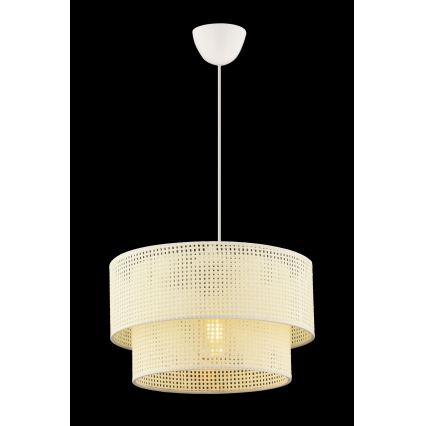 Hanglamp aan snoer ECHO 1xE27/60W/230V crème