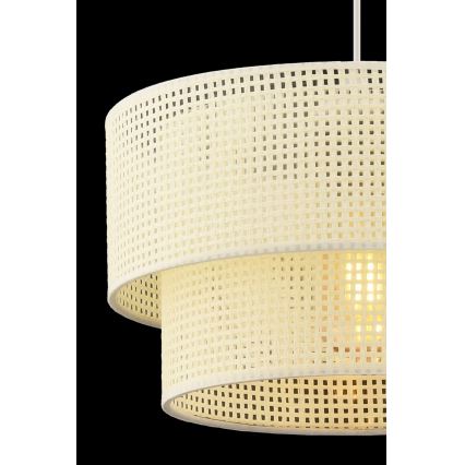 Hanglamp aan snoer ECHO 1xE27/60W/230V crème