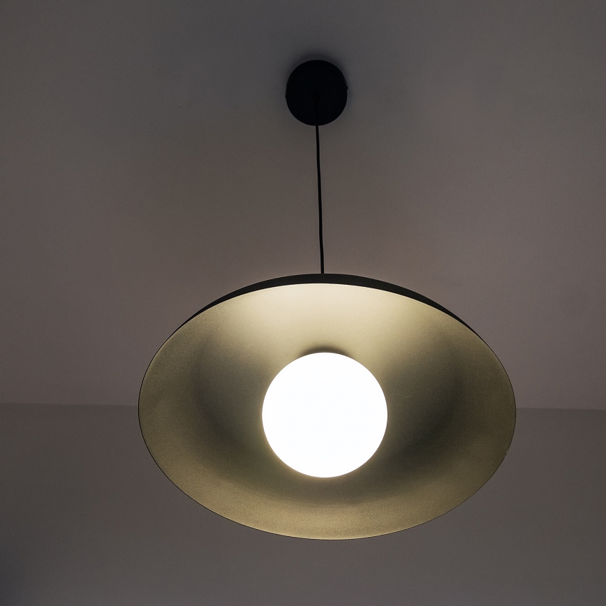 Hanglamp aan snoer ECLIPSE 1xE27/15W/230V zwart