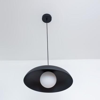 Hanglamp aan snoer ECLIPSE 1xE27/15W/230V zwart