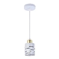 Hanglamp aan snoer ELEN 1xE27/35W/230V wit/goud