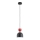 Hanglamp aan snoer ENTORI 1xE27/15W/230V zwart/rood