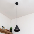 Hanglamp aan snoer ETNA II 1xE27/15W/230V, Ø 18,5 cm, zwart