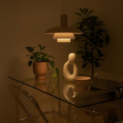 Hanglamp aan snoer FERRO 1xE27/15W/230V grijs