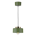 Hanglamp aan snoer IGNIA 1xE27/60W/230V groen/goud