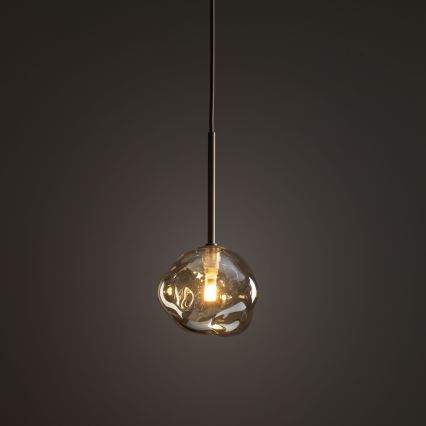 Hanglamp aan snoer LAVA 1xG9/8W/230V beige/rookbeige