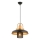 Hanglamp aan snoer MONZA 1xE27/40W/230V, Ø 32 cm, zwart/goud