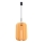 Hanglamp aan snoer MULA 1xE27/15W/230V Ø 27 cm geel