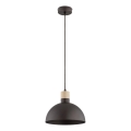 Hanglamp aan snoer NEOMI 1xE27/15W/230V zwart