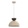 Hanglamp aan snoer NEVIS 1xE27/15W/230V Ø 29 cm beige