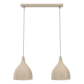 Hanglamp aan snoer NOAK CLASSIC 2xE27/15W/230V beige
