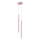 Hanglamp aan snoer PASTELO 2xG9/8W/230V roze