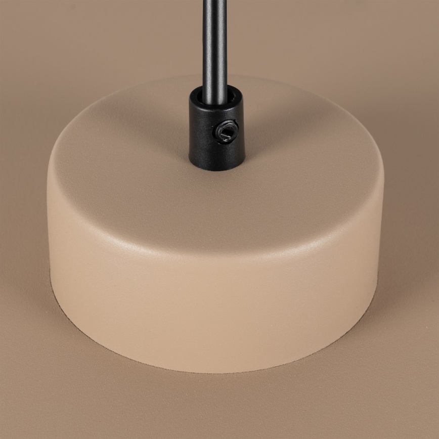 Hanglamp aan snoer PIATTO 1xGX53/15W/230V Ø 35 cm beige