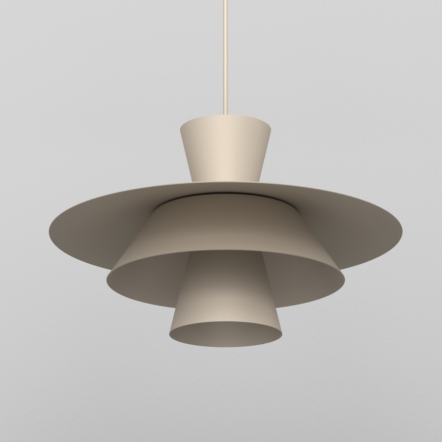 Hanglamp aan snoer PLATO 1xE27/15W/230V beige