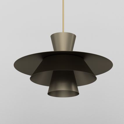 Hanglamp aan snoer PLATO 1xE27/15W/230V brons