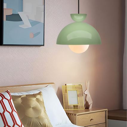 Hanglamp aan snoer SALVA 1xE27/15W/230V groen
