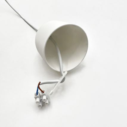 Hanglamp aan snoer SIRJA PLISADO 1xE27/15W/230V Ø 35 cm wit