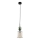 Hanglamp aan snoer SOPHIA 1xE14/10W/230V zwart/groen/rookbeige