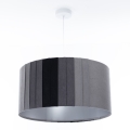 Hanglamp aan snoer STRIPES 1xE27/60W/230V Ø 60 cm grijs