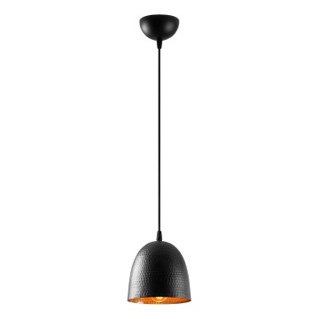 Hanglamp aan snoer TATTOO 1xE27/40W/230V Ø 16 cm zwart